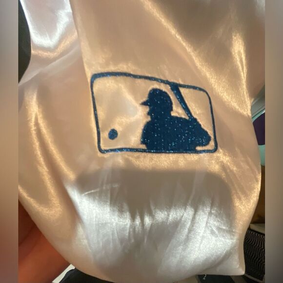 LA Dodgers Jacket- Japan Olympics - L - Red Blue - LA Dodgers Jersey Jacket - Picture 6 of 12